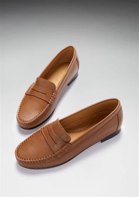 leather loafers for women.